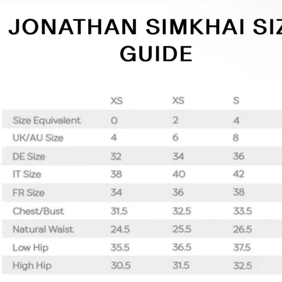 Jonathan Simkhai chain print ring shoulder bikini top small NWT - Picture 9 of 9